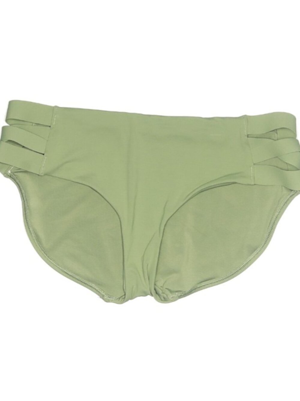 Athleta Medium Strappy-side Athletic Regular Coverage Bikini Bottoms Sage Green